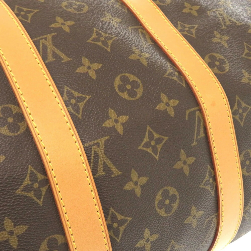 LOUIS VUITTON Authentic Brown Monogram Keepall 45 Boston Bag - Picture 10 of 11